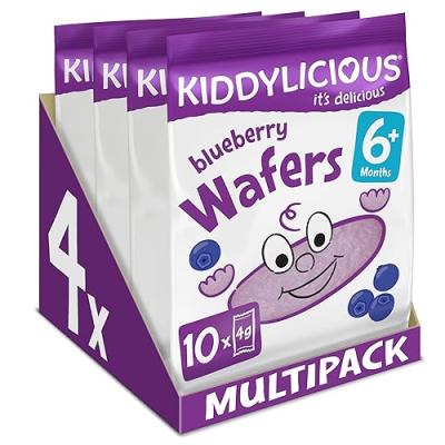 Kiddylicious Blueberry Wafers