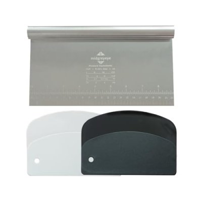 Midgreyeye Dough Scraper Set