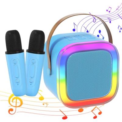 Kids Karaoke Machine with Microphones and Lights