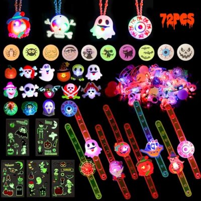 HOTSAN Kids Party Bag Fillers - 72PCS Glow in The…