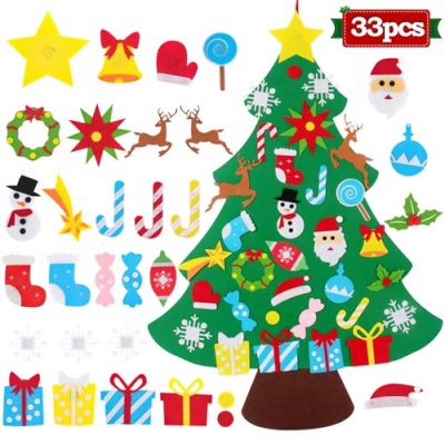 QIFU Kids Felt Christmas Tree