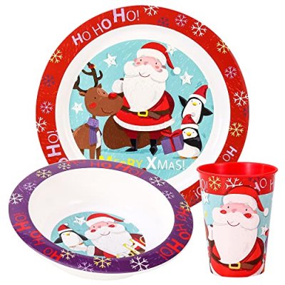 Kids Christmas Dinnerware Set