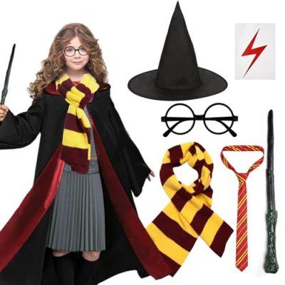 Kids' Wizard Costume Set