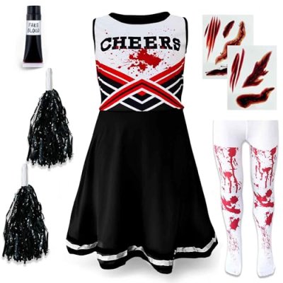 Kids Zombie Cheerleader Costume