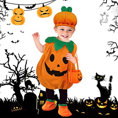 Kids' Pumpkin Halloween Costume