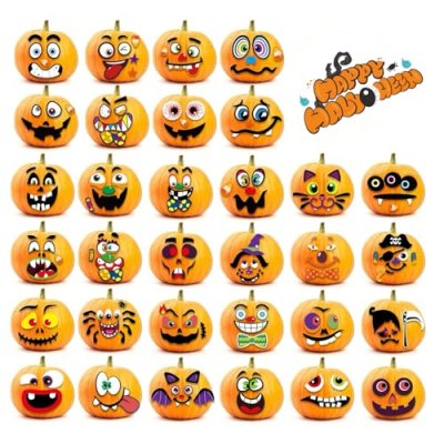 Kids' Pumpkin Stickers