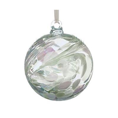 Sienna Glass Friendship Ball - Pearl Glass Ornament