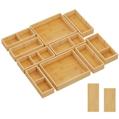Lifewit Bamboo Drawer Organiser