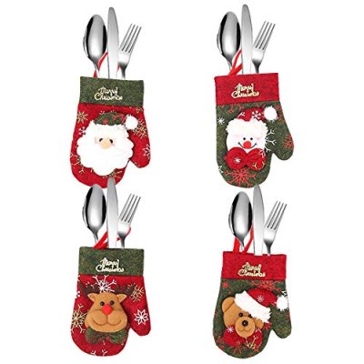 Lifreer Christmas Cutlery Holders