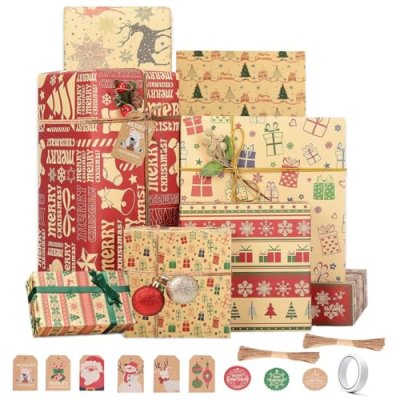 WUBAYI Gift Wrap Set