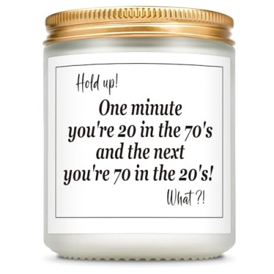 Giftasy 70th Birthday Candle