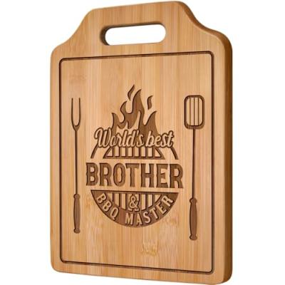 Giftasy Bamboo Cutting Board for Brother