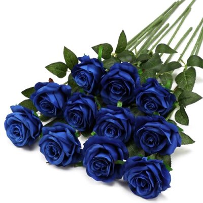 Tifuly Blue Artificial Roses