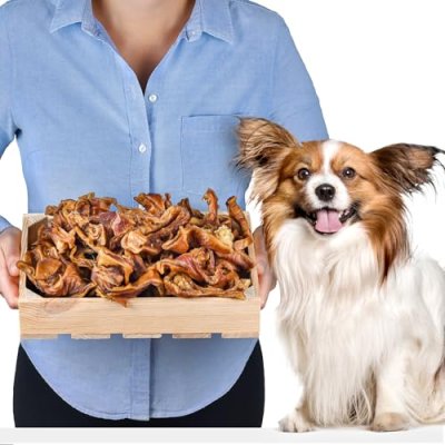 Pig Ear Dog Chews, 1kg