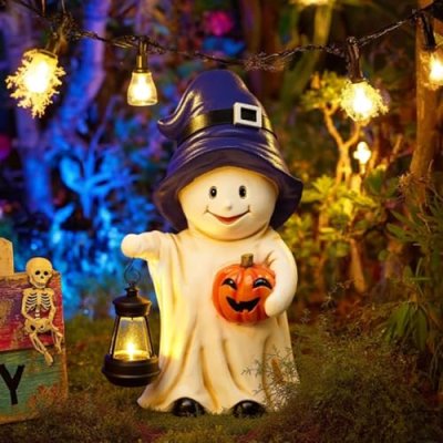 TERESA'S COLLECTIONS Light Up Halloween Ghost…