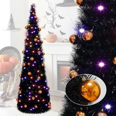 Lighted Halloween Christmas Tree