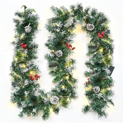 Lighted Christmas Garland