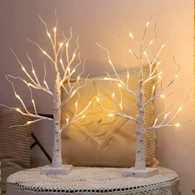 Lighted Birch Tree Decoration