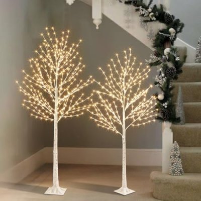 EAMBRITE Lighted Birch Trees