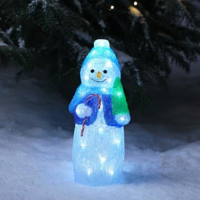 Lights4fun LED Snowman