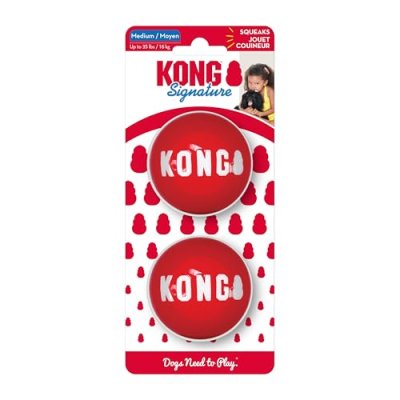 KONG Signature Balls for Dogs, Durable Fetch Toy,…