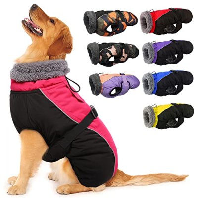 IECOii Extra Warm Dog Coat - Reflective…
