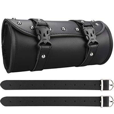 Wiipara Leather Motorcycle Saddle Bag