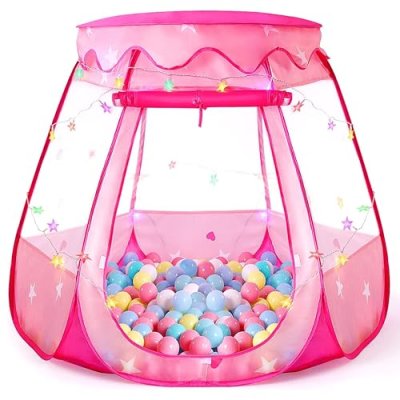 Tikolus Princess Tent with Star Lights