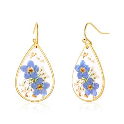 Wildflower Teardrop Earrings for Women
