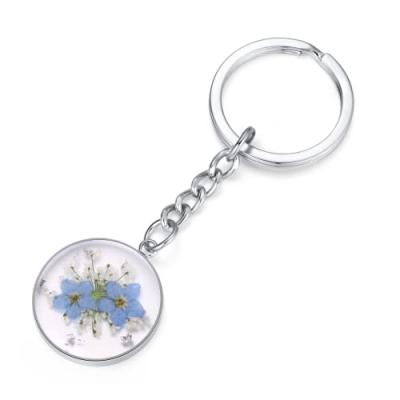 Wildflower Keychain with Real Flowers