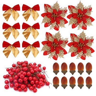 Hileyu Christmas Wreath Decor Set