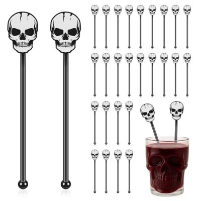 SiliFine Halloween Swizzle Sticks