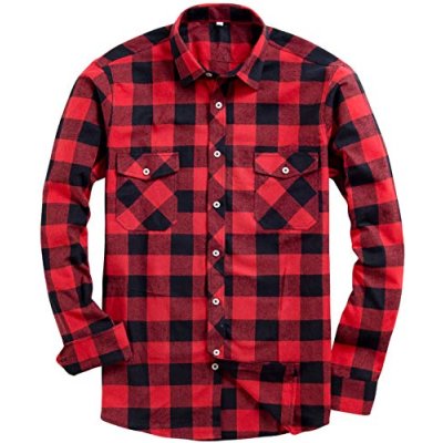 Siliteelon Men’s Flannel Shirt