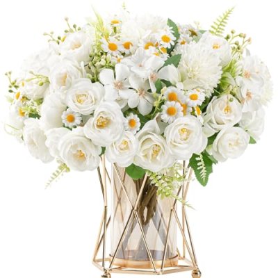HNVNER Silk Flower Bouquet