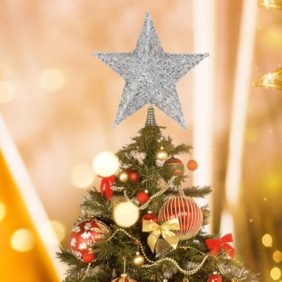 Filltown Christmas Tree Topper Star，8 Inch Metal…