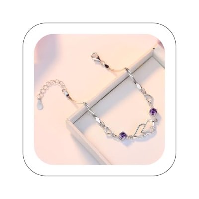 Silver Leaf Bracelet