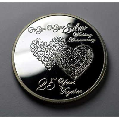 Silver Wedding Anniversary Commemorative Coin