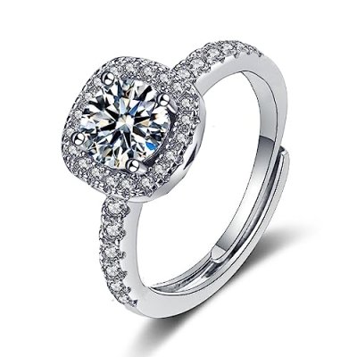 GMEDRIDAS Silver Rings for Women Adjustable…