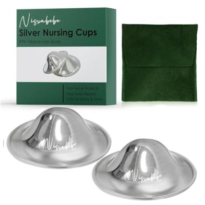 NISXABEBE Silver Nipple Shields