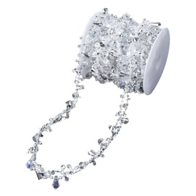 Silver Crystal Garland, 5M