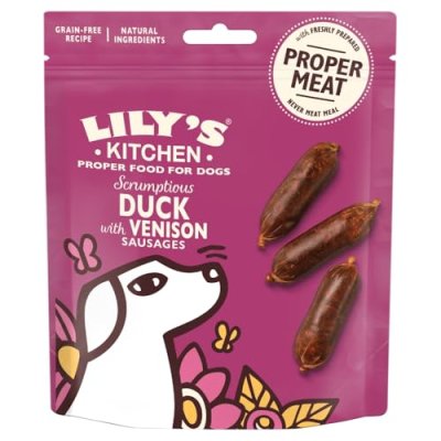 Lily's Kitchen Duck & Venison Sausages