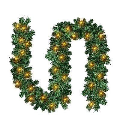 Gimisgu Pre-Lit Christmas Garland