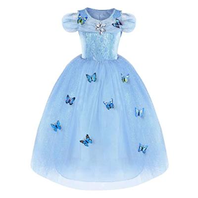 URAQT Cinderella Princess Costume for Girls