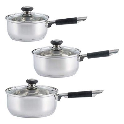Viners Everyday 3 Piece Stainless Steel Sauce Pan…