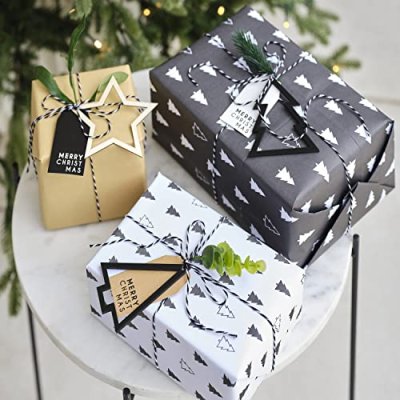 Ginger Ray Christmas Contemporary Wooden Gift…