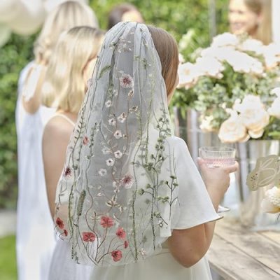 Ginger Ray Floral Veil