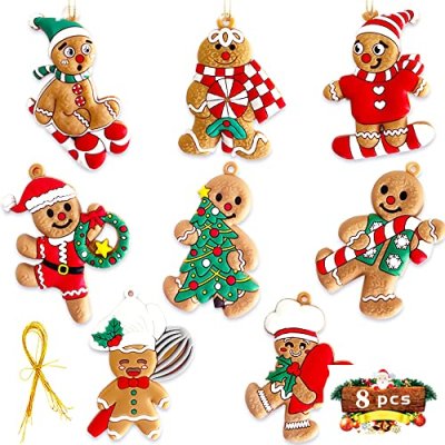 Gingerbread Man Christmas Ornaments