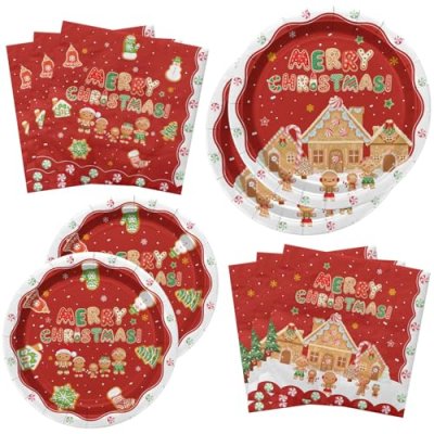 Gingerbread Party Decor & Dinnerware