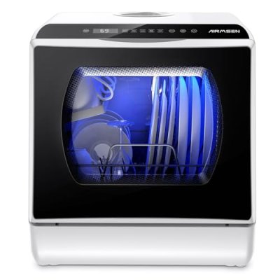 AIRMSEN Mini Table Top Dishwasher
