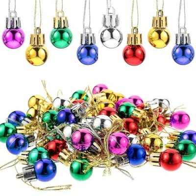 Mini Christmas Ball Ornaments